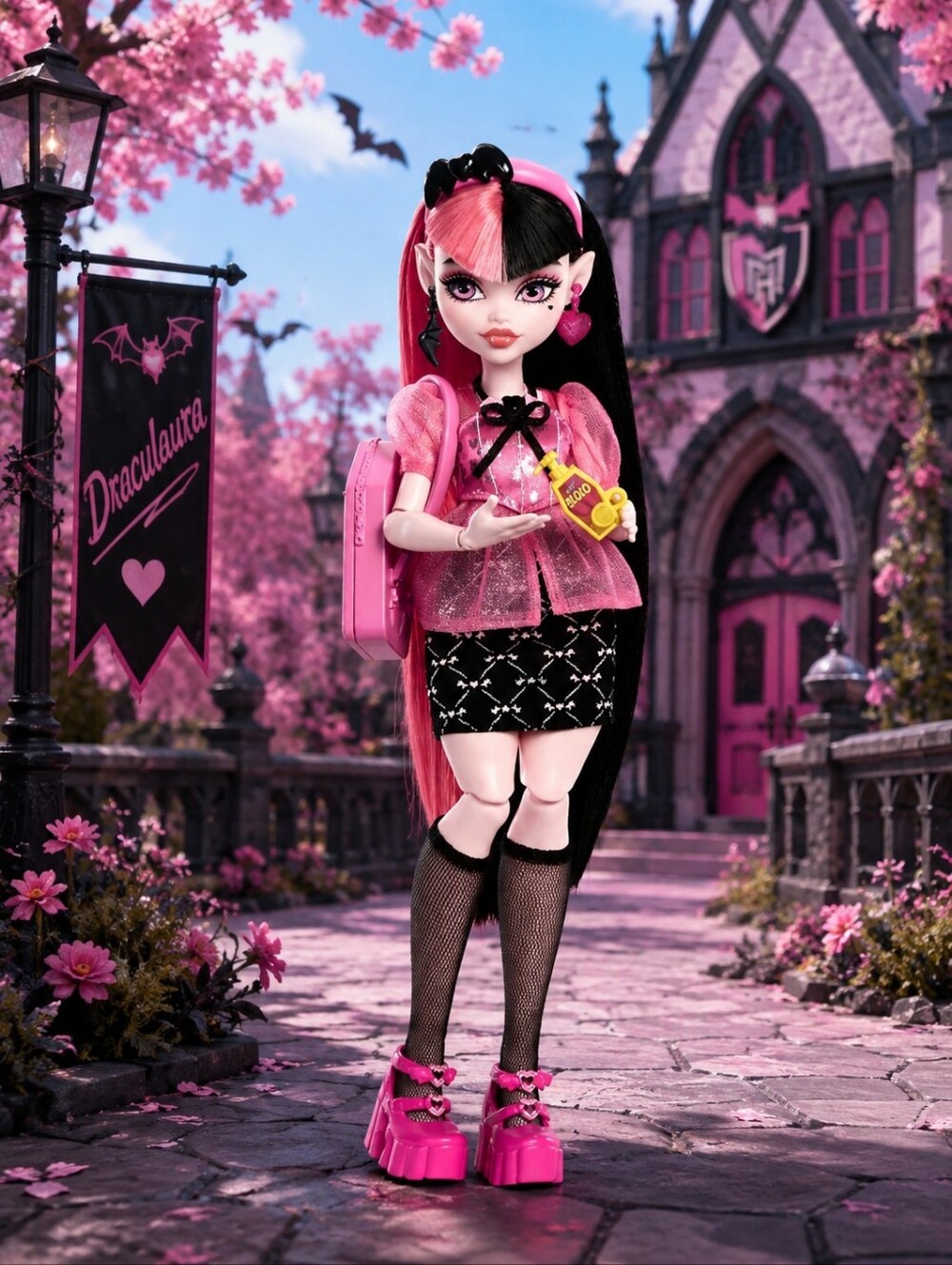🪁●Monster High Draculaura's Day Out Doll